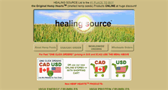 Desktop Screenshot of healing-source.com