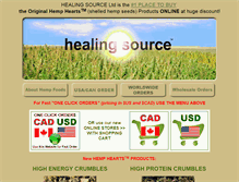 Tablet Screenshot of healing-source.com